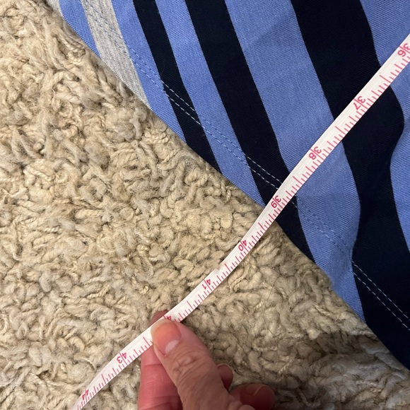 Olive and Oak blue striped long knit dress - Picture 2 of 5